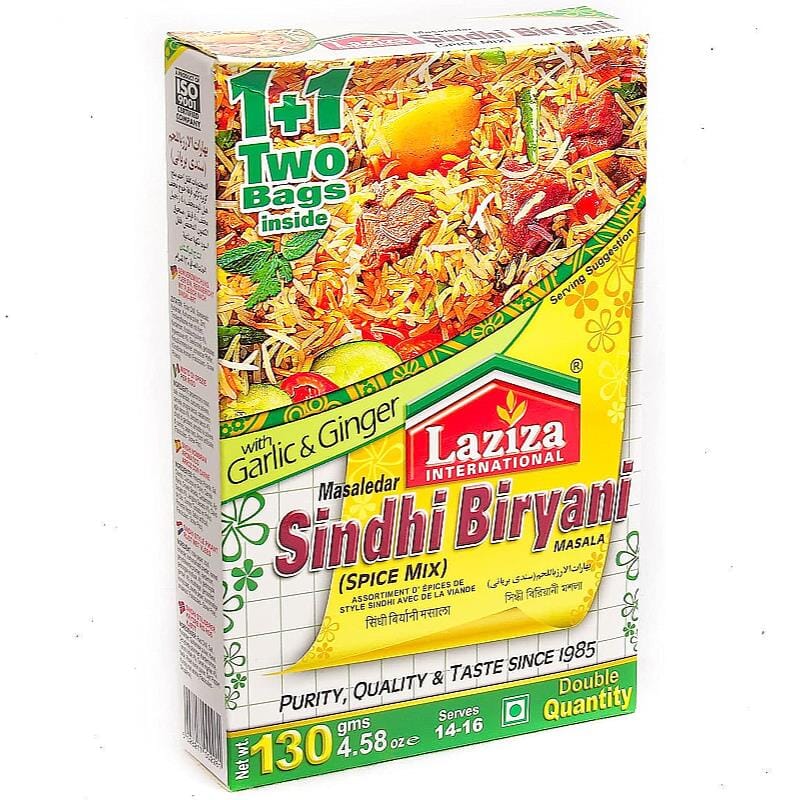 Sindhi Biryani Masala 130g - Laziza Baazwsh 