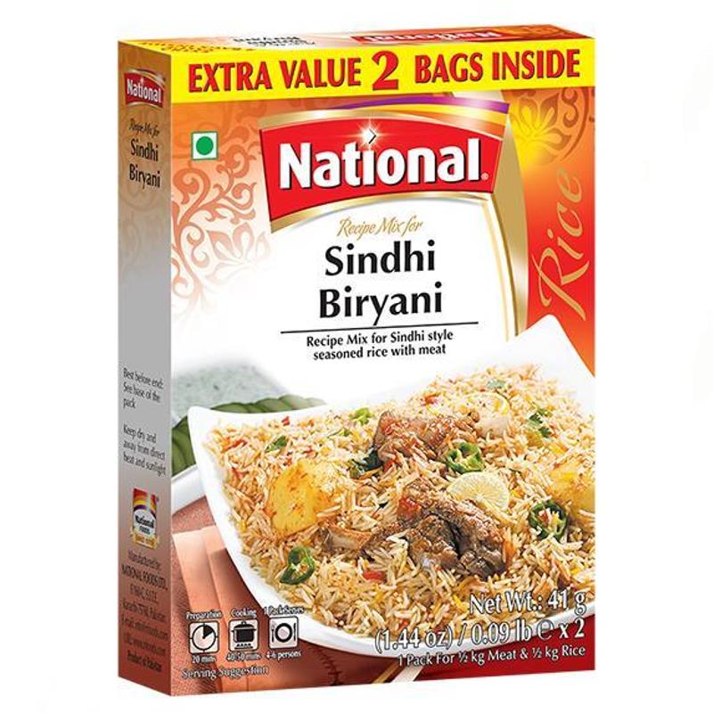 Sindhi Biryani Masala 82g - National Baazwsh 