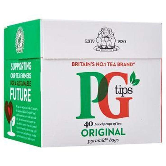 Tea Bags 40'S - PG Tips Baazwsh 