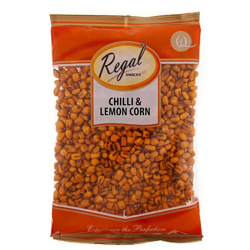 Toasted Chilli & Lemon Corn 275g - Regal Snacks Baazwsh 