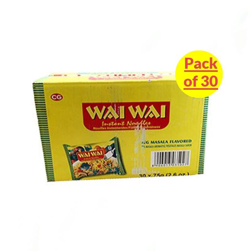 Wai Wai Vegetable Noodle 75g Baazwsh 75gx30pcs 