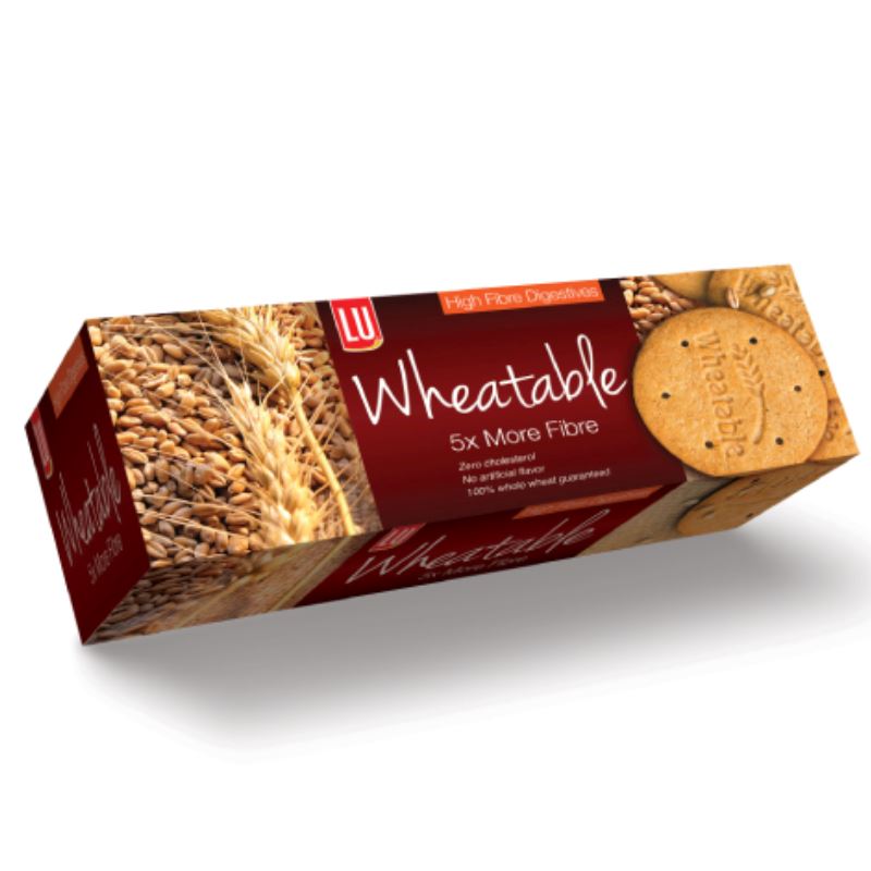 Wheat High Fibre Biscuits 130g - LU Baazwsh 